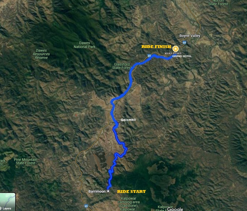 Route map for 2025 event